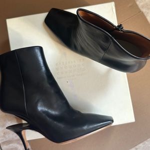 Maison Margiela 85mm split heel ankle booties